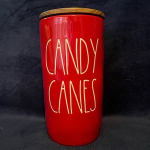 Rae Dunn Candy Canes Cellar
